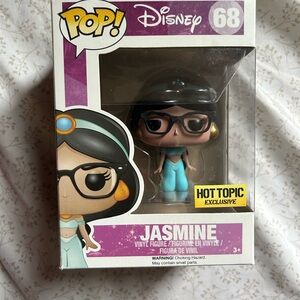 Disney Jasmine Pop Vinyl with Glasses - Blue and Black